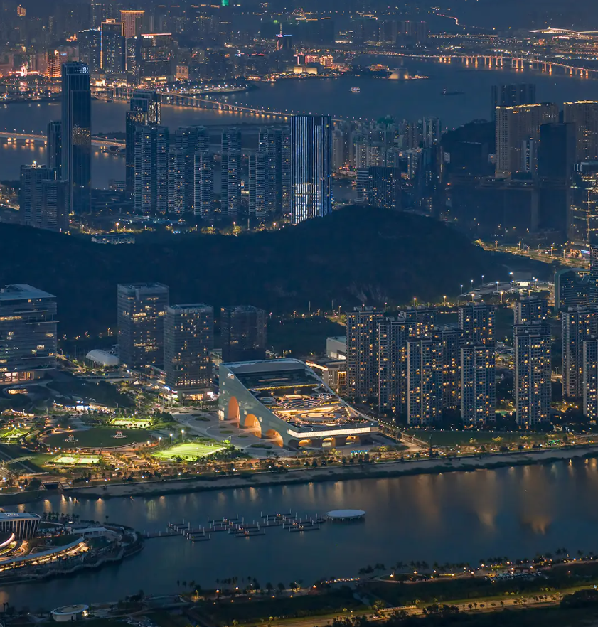 横琴文化艺术中心夜景