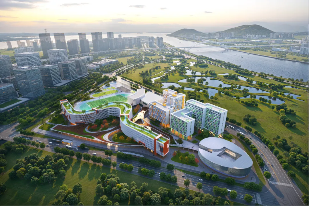 横琴首所公办高中设计方案曝光！"灵动拼图·求知庭园"中标，2027年建成投用